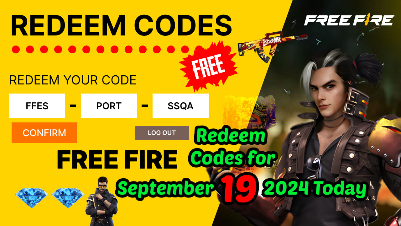 Free Fire Redeem Codes for September 19 2024 Today